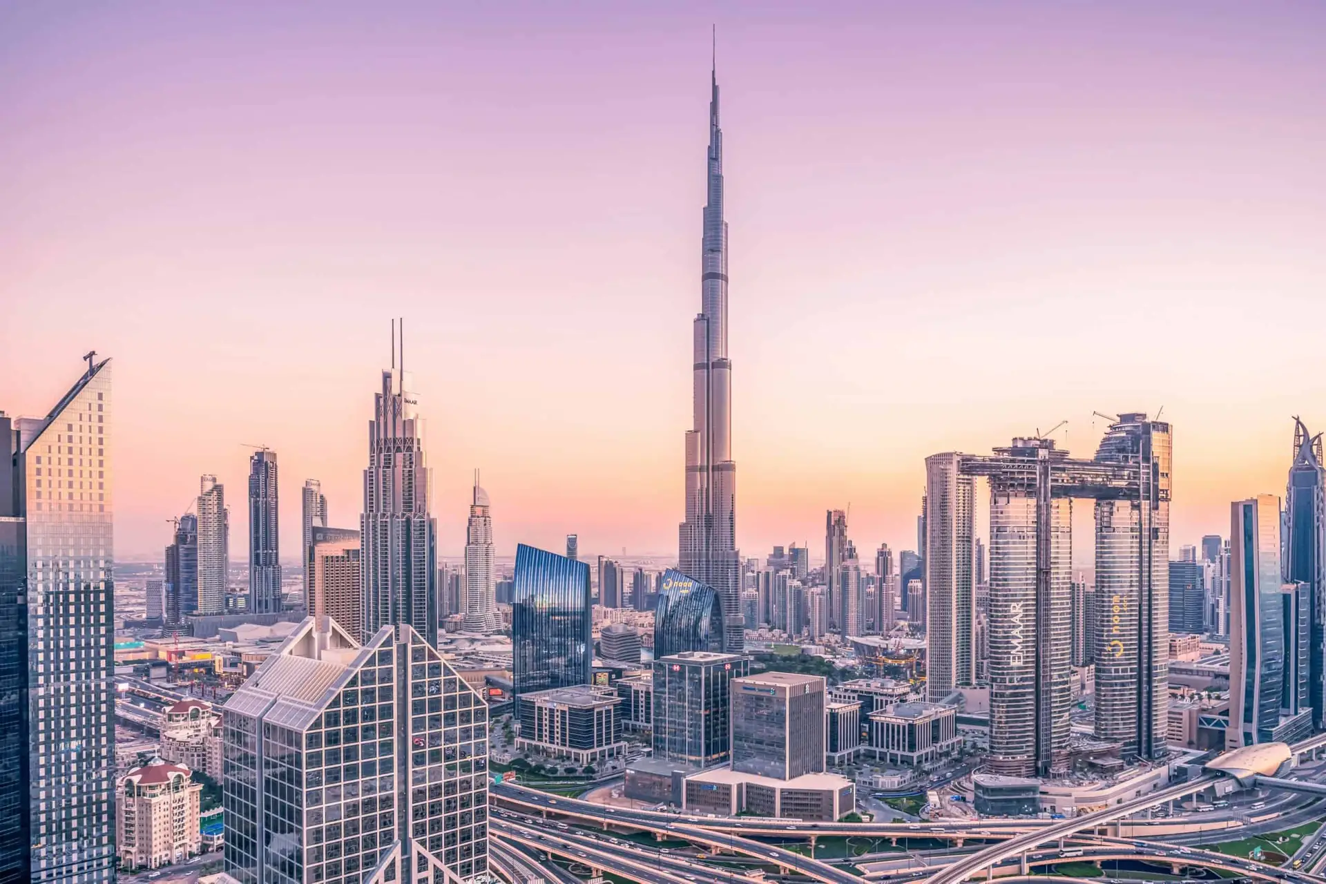 view of real estate properties in Dubai